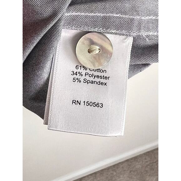 Hinson Wu Aileen Luxe Cotton Button Back Popover Shirt Tahitian Pearl Size 6 NWT - Picture 12 of 12